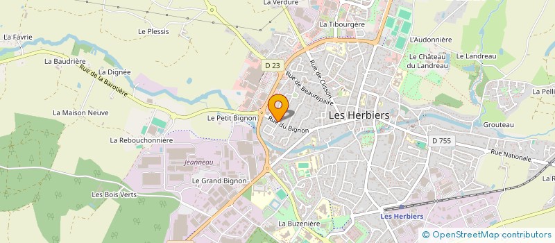 localisation de l'entreprise INDIVISION CHABOT à LES HERBIERS