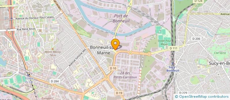localisation de l'entreprise INDIVISION CHABRIER à BONNEUIL-SUR-MARNE