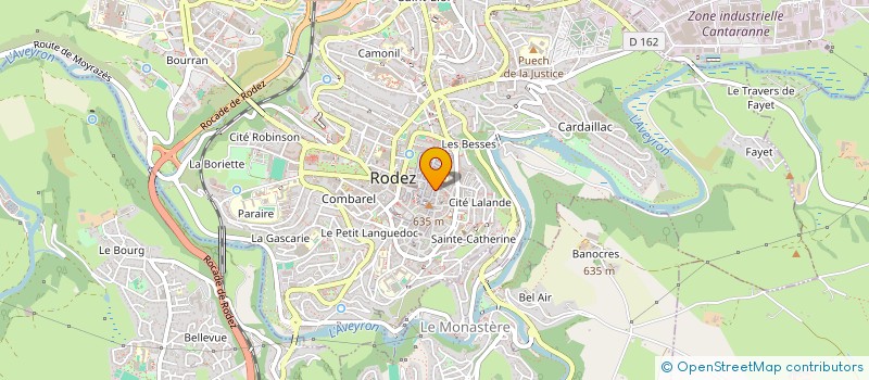 localisation de l'entreprise INDIVISION CHABROUX LOUIS ET ROBERT  RODEZ