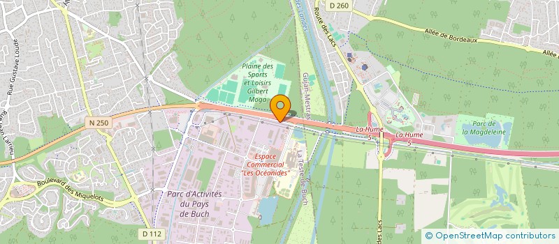 localisation de l'entreprise INDIVISION CHADEYRAS GAUSIGNAC à LA TESTE-DE-BUCH