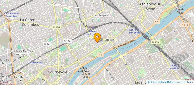 localisation de l'entreprise INDIVISION CHAILLAN FABIENNE ET RENAUD à COURBEVOIE