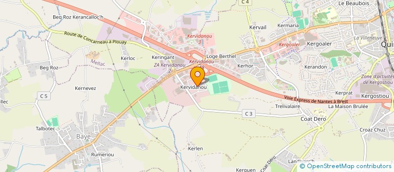 localisation de l'entreprise INDIVISION CHAILLIE DAVIES  MELLAC