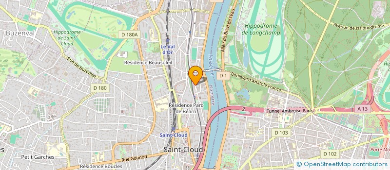 localisation de l'entreprise INDIVISION CHAILLOU ESTACE  SAINT-CLOUD