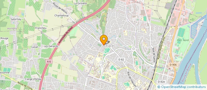localisation de l'entreprise INDIVISION CHAINTREUIL PANTEIX à MACON