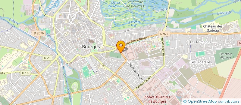 localisation de l'entreprise INDIVISION CHAIX  BOURGES