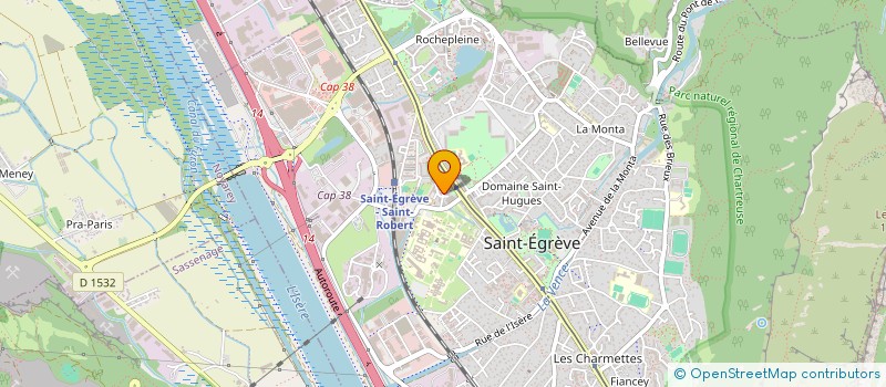 localisation de l'entreprise INDIVISION CHAIZE BERTRAND  SAINT-EGREVE