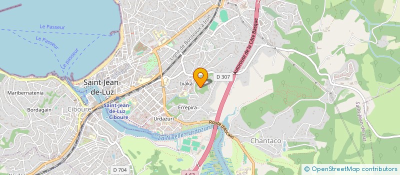 localisation de l'entreprise INDIVISION CHALARD ET ROQUES à SAINT-JEAN-DE-LUZ