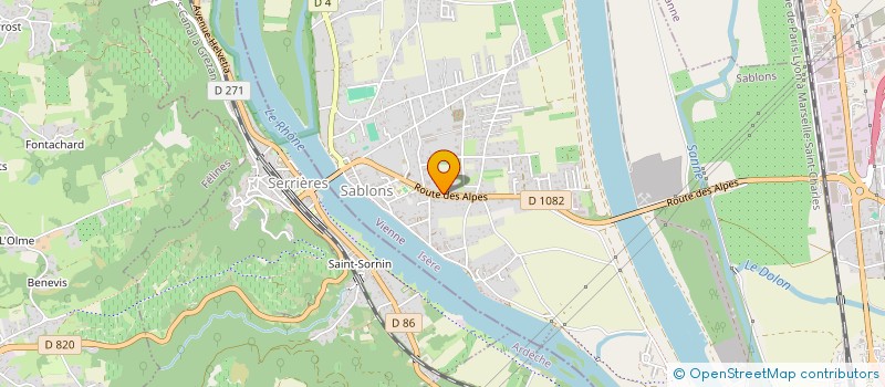 localisation de l'entreprise INDIVISION CHALAYE  SABLONS