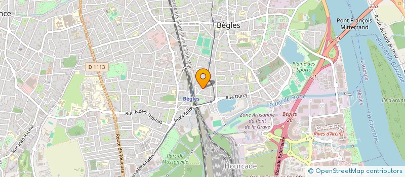 localisation de l'entreprise INDIVISION CHALEON-ERDINGER à BEGLES