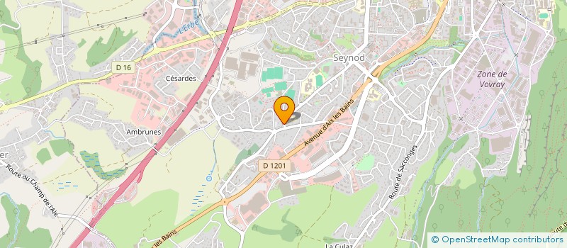 localisation de l'entreprise INDIVISION CHALET 44 à ANNECY