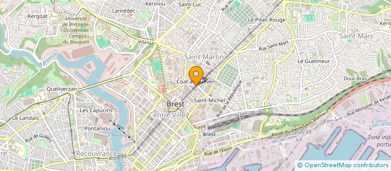 localisation de l'entreprise INDIVISION CHALOIS  BREST