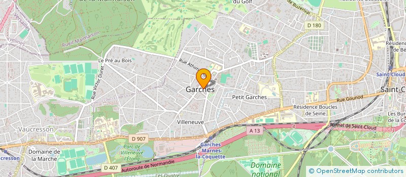 localisation de l'entreprise INDIVISION CHAMARD-SABLIER / DEMETRIADES à GARCHES