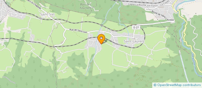 localisation de l'entreprise INDIVISION  CHAMARD VINUREL  SAINT-LAURENT