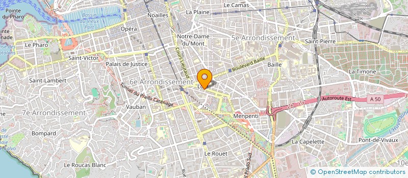 localisation de l'entreprise INDIVISION CHAMBON - CLEMENT  MARSEILLE