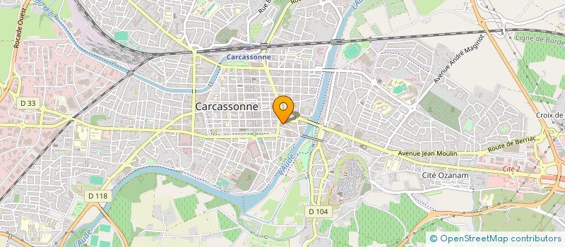 localisation de l'entreprise INDIVISION CHAMLAL LAROUSSE à CARCASSONNE