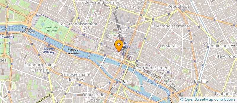 localisation de l'entreprise INDIVISION CHAMOURAT à PARIS