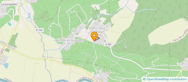 localisation de l'entreprise INDIVISION CHAMPAGNE TRUJILLO POITTEVIN  COEUR-DE-LA-VALLEE