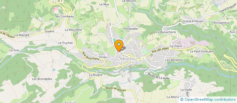 localisation de l'entreprise INDIVISION CHAMPAILLER LESNE  PELUSSIN