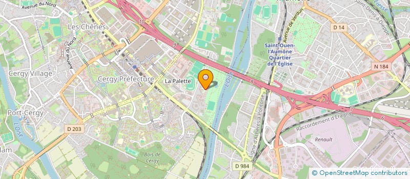 localisation de l'entreprise INDIVISION CHAMPE  PONTOISE