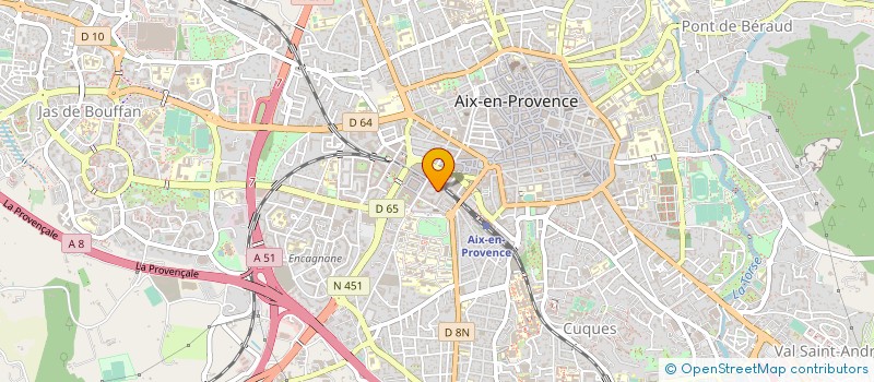 localisation de l'entreprise INDIVISION CHAMPON ET JEANNOT à AIX-EN-PROVENCE