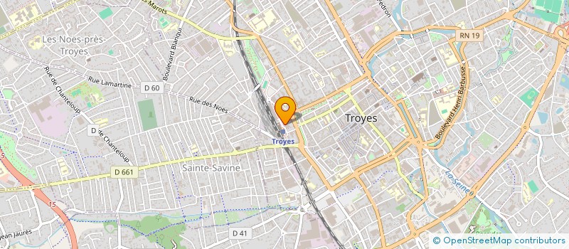 localisation de l'entreprise INDIVISION CHAMPSEIX / BOSCHER à TROYES