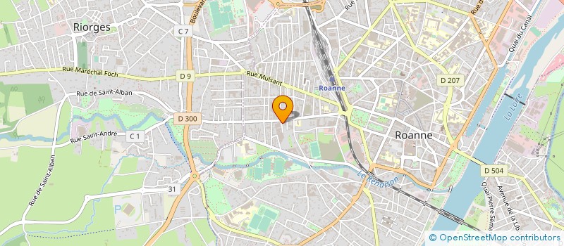 localisation de l'entreprise INDIVISION CHANARD  ROANNE