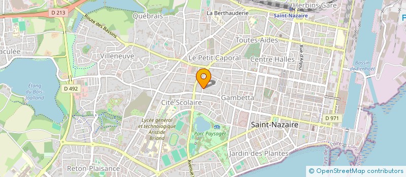 localisation de l'entreprise INDIVISION CHANCERELLE  SAINT-NAZAIRE