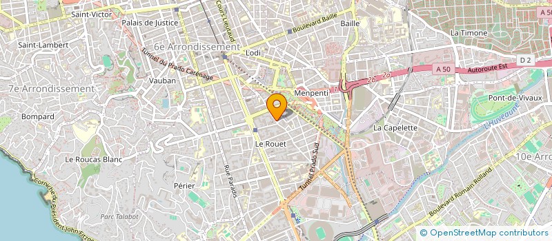 localisation de l'entreprise INDIVISION CHANDELLIER à MARSEILLE