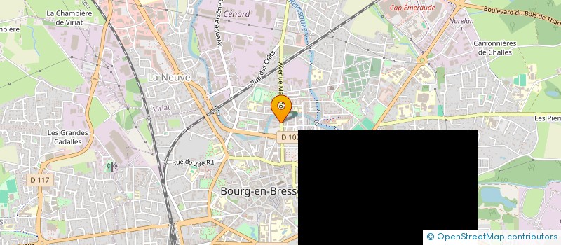 localisation de l'entreprise INDIVISION CHANOVE à BOURG-EN-BRESSE
