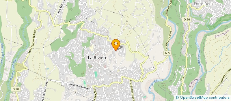 localisation de l'entreprise INDIVISION CHANSON  SAINT-LOUIS