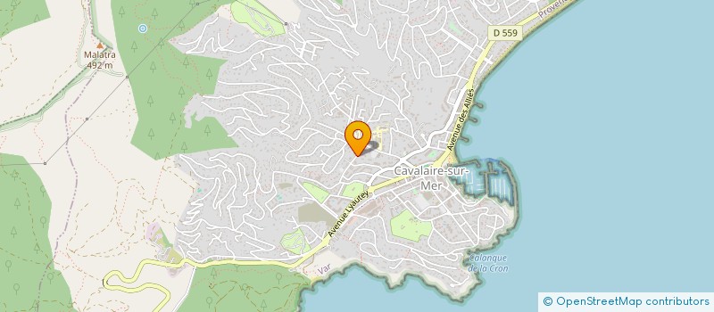 localisation de l'entreprise INDIVISION CHANTEPY NIN à CAVALAIRE-SUR-MER
