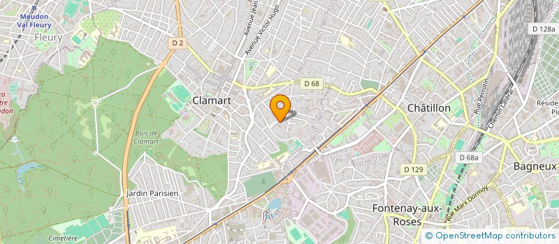 localisation de l'entreprise INDIVISION CHANTIER-CHANTIER à CLAMART