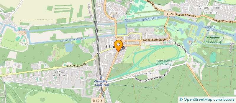 localisation de l'entreprise INDIVISION CHANTILLY  CHANTILLY