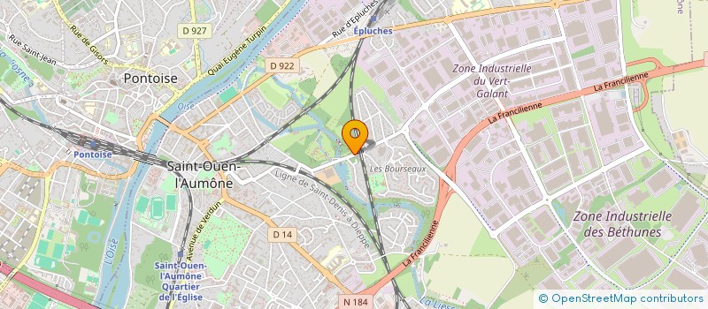 localisation de l'entreprise INDIVISION CHAPALAIN à SAINT-OUEN-L'AUMONE