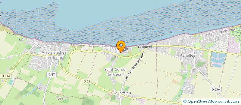 localisation de l'entreprise INDIVISION CHAPELOT RENEE  SAINT-COME-DE-FRESNE