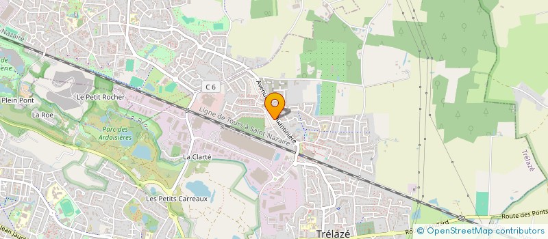 localisation de l'entreprise INDIVISION CHAPON / DEROUET à TRELAZE