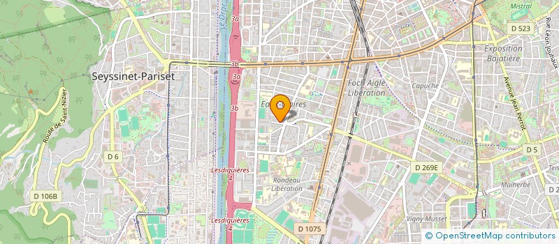 localisation de l'entreprise INDIVISION CHAPPET-TEPES  GRENOBLE