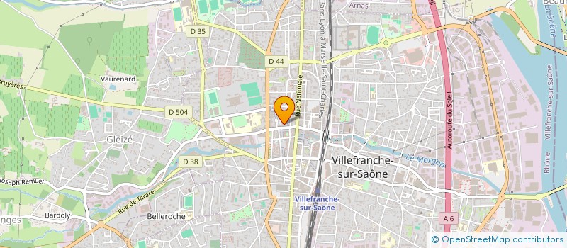 localisation de l'entreprise INDIVISION CHAPUIS  VILLEFRANCHE-SUR-SAONE