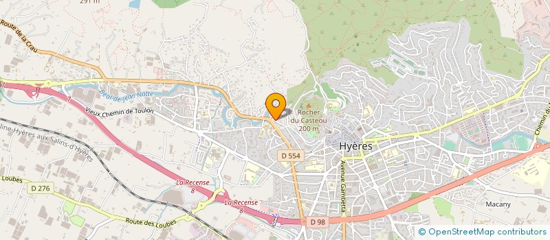 localisation de l'entreprise INDIVISION CHAPUT à HYERES