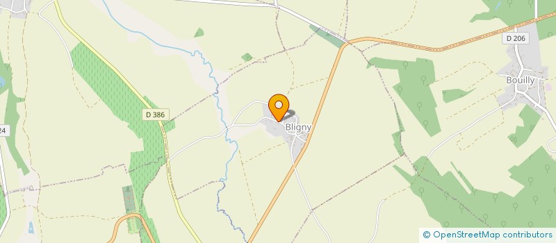 localisation de l'entreprise INDIVISION CHARBONNIER HUGUET  BLIGNY