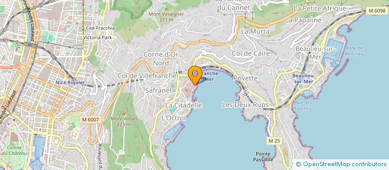 localisation de l'entreprise INDIVISION CHARDIN COLLIN à VILLEFRANCHE-SUR-MER