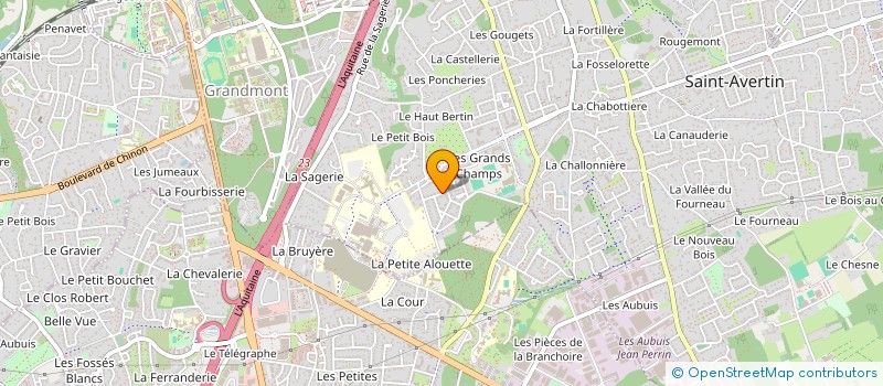 localisation de l'entreprise INDIVISION CHARLES / LE GALLOU-REBY  SAINT-AVERTIN