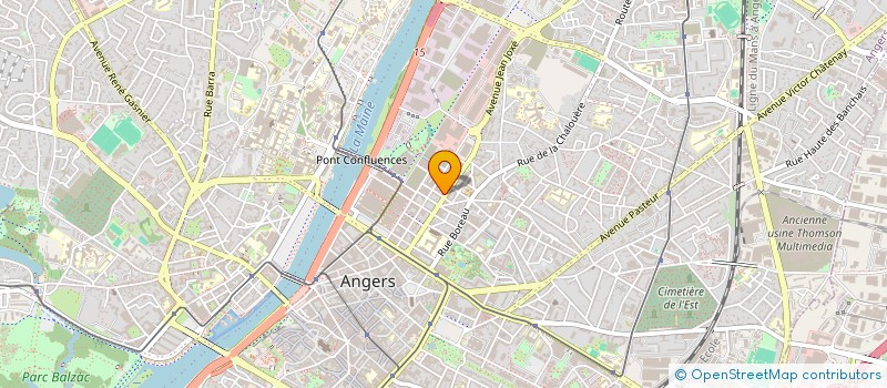 localisation de l'entreprise INDIVISION CHARLINE CADE RONAN BISSON à ANGERS