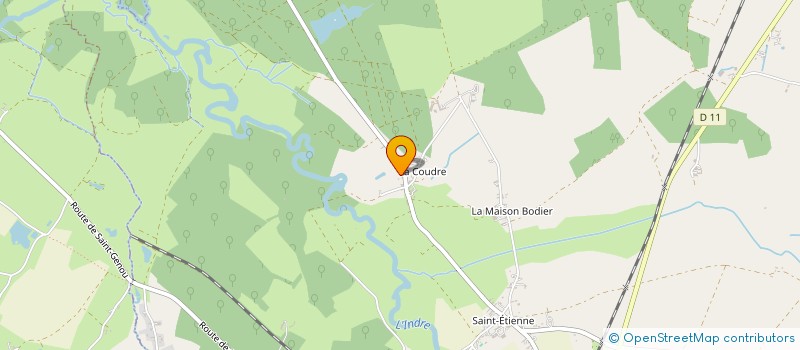 localisation de l'entreprise INDIVISION CHARPENTIER à BUZANCAIS