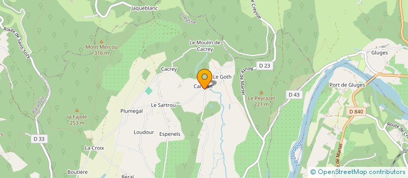 localisation de l'entreprise INDIVISION CHARPENTIER  CREYSSE