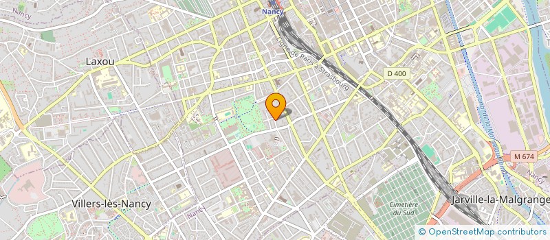 localisation de l'entreprise INDIVISION CHARPENTIER / GUILLAUME  NANCY