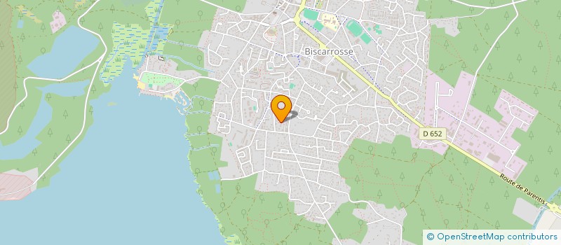 localisation de l'entreprise INDIVISION CHARPENTIER MONIQUE  BISCARROSSE