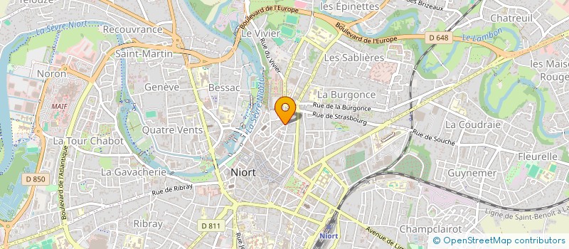 localisation de l'entreprise INDIVISION CHARRIER à NIORT