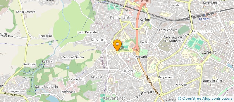 localisation de l'entreprise INDIVISION CHARRIER - MOUBARAK  LORIENT