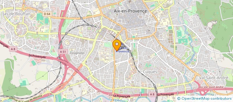 localisation de l'entreprise INDIVISION CHARRIERE DIVERCHY  AIX-EN-PROVENCE